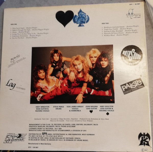 Tokyo Blade : Blackhearts & Jaded Spades (LP, Album)
