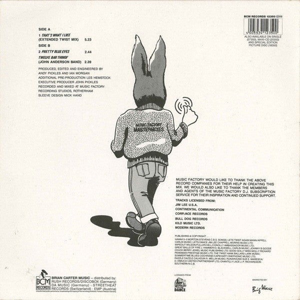 Jive Bunny And The Mastermixers : That's What I Like (12", Maxi, P/Mixed)