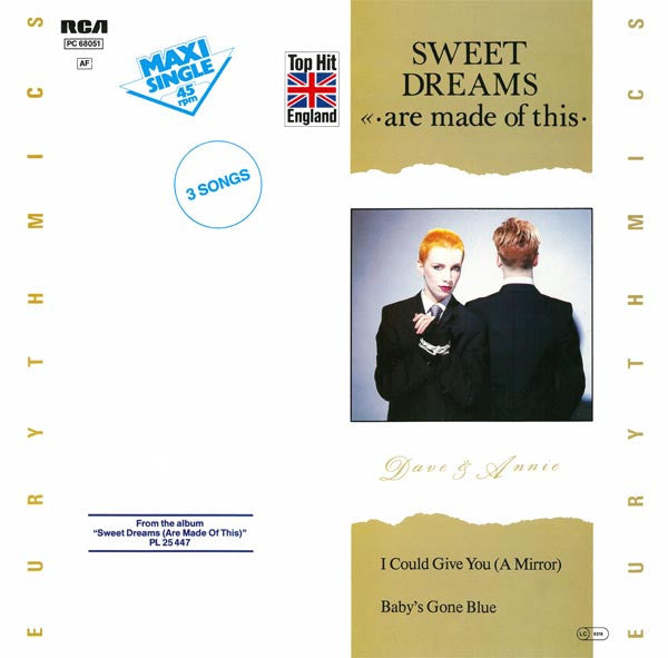 Eurythmics : Sweet Dreams (Are Made Of This) (12", Maxi)