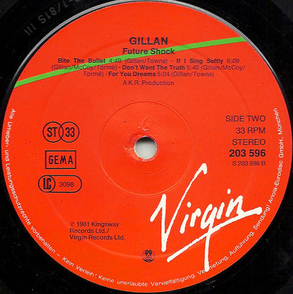 Gillan : Future Shock (LP, Album)