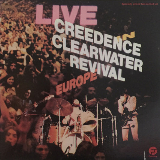 Creedence Clearwater Revival : Live In Europe (2xLP, Album, RE, Gat)