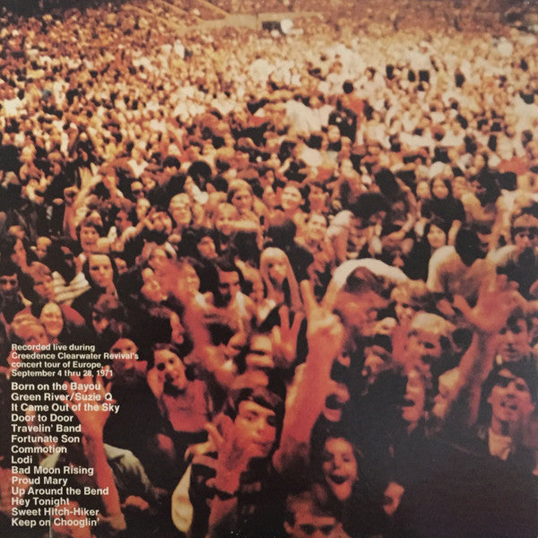 Creedence Clearwater Revival : Live In Europe (2xLP, Album, RE, Gat)