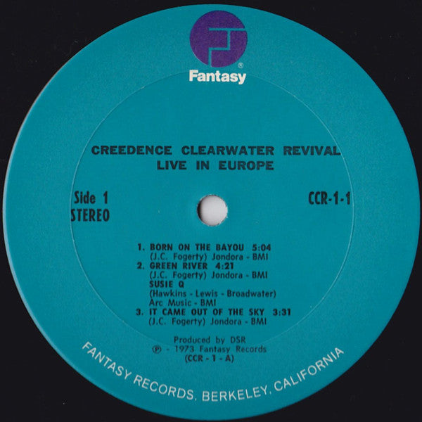 Creedence Clearwater Revival : Live In Europe (2xLP, Album, RE, Gat)
