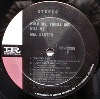 Mel Carter : Hold Me, Thrill Me, Kiss Me (LP, Album)