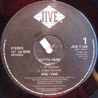 KRS-One : Outta Here (12")