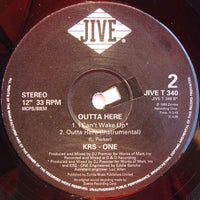 KRS-One : Outta Here (12")