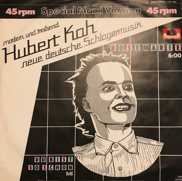 Hubert Kah : Rosemarie (Special Maxi Version) (12", Maxi)