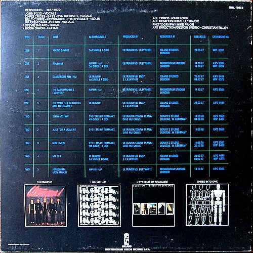 Ultravox : Three Into One (LP, Comp)