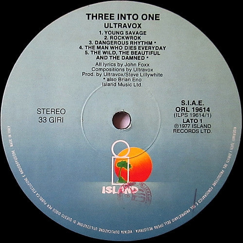 Ultravox : Three Into One (LP, Comp)