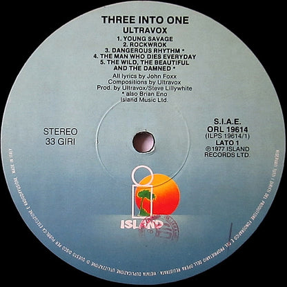 Ultravox : Three Into One (LP, Comp)