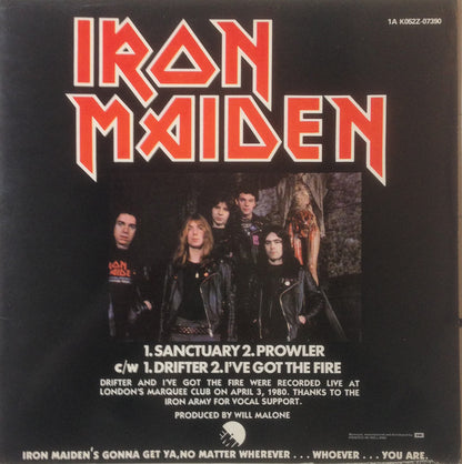 Iron Maiden : Sanctuary (12")