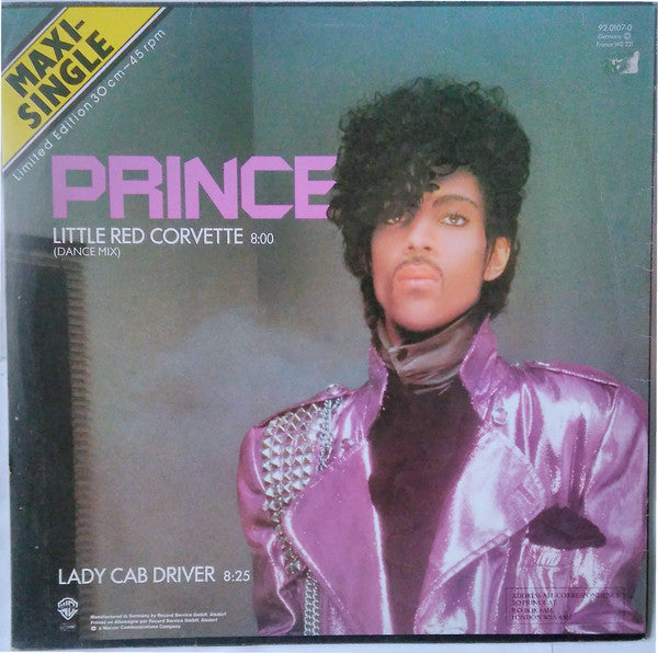 Prince : Little Red Corvette (Dance Mix) (12", Maxi, Ltd, RE)