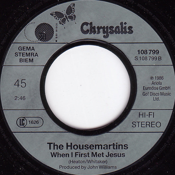 The Housemartins : Caravan Of Love (7", Single)