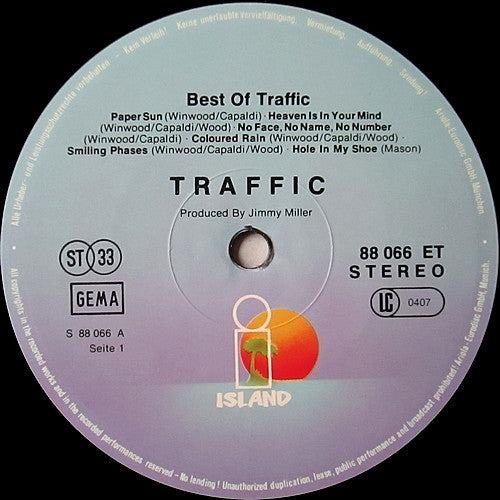 Traffic : Best Of Traffic (LP, Comp, RE)