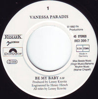 Vanessa Paradis : Be My Baby (7", Single)