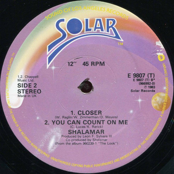 Shalamar : Disappearing Act (12")