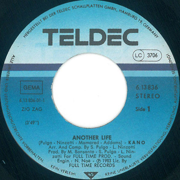 Kano : Another Life   (7", Single)