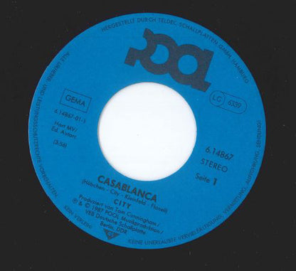 City (3) : Casablanca (7", Single)