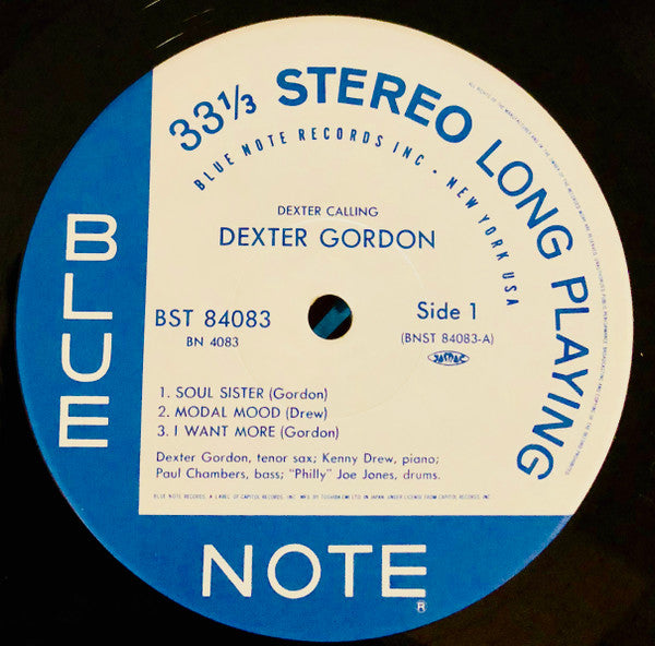 Dexter Gordon : Dexter Calling . . . (LP, Album, Ltd, RE)