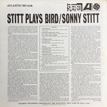 Sonny Stitt : Stitt Plays Bird (LP, Album, Pre)