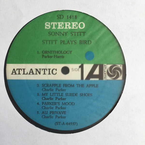 Sonny Stitt : Stitt Plays Bird (LP, Album, Pre)