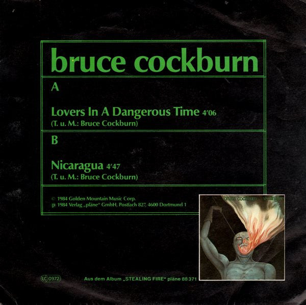 Bruce Cockburn : Lovers In A Dangerous Time (7", Single)