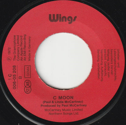 Wings (2) : Hi Hi Hi / C Moon (7", Single)
