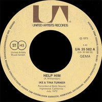 Ike & Tina Turner : Nutbush City Limits / Help Him (7", Single)