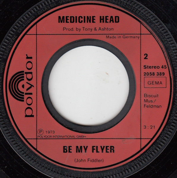 Medicine Head (2) : Rising Sun (7", Single)
