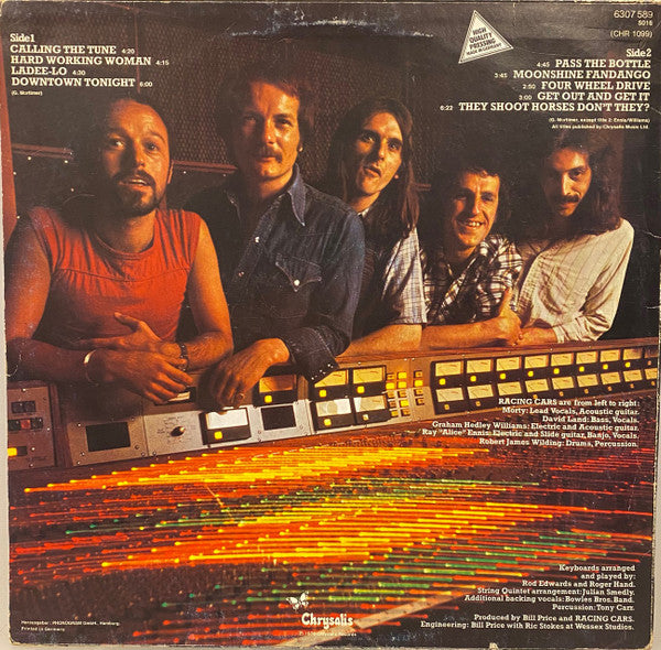 Racing Cars : Downtown Tonight (LP, Album)