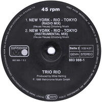 Trio Rio : New York - Rio - Tokyo (12", Maxi)