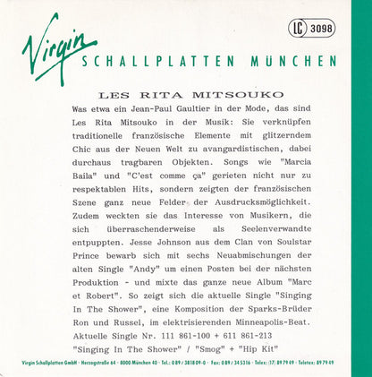 Les Rita Mitsouko & The Sparks* : Singing In The Shower (7", Single)