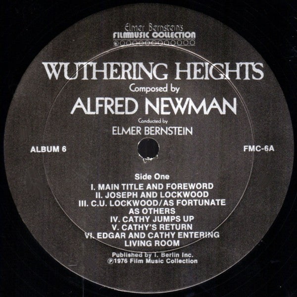 Alfred Newman : Wuthering Heights (LP, Album)
