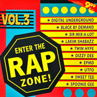 Various : Enter The Rap Zone! Vol. 3 (LP, Comp)