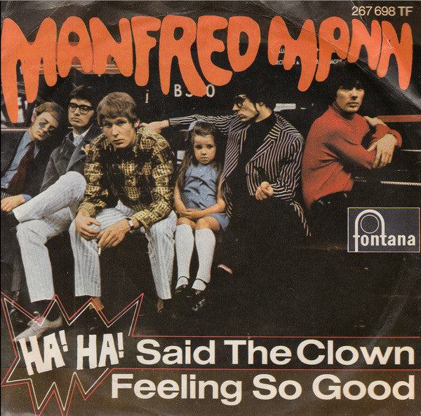 Manfred Mann : Ha! Ha! Said The Clown (7", Single, Mono)
