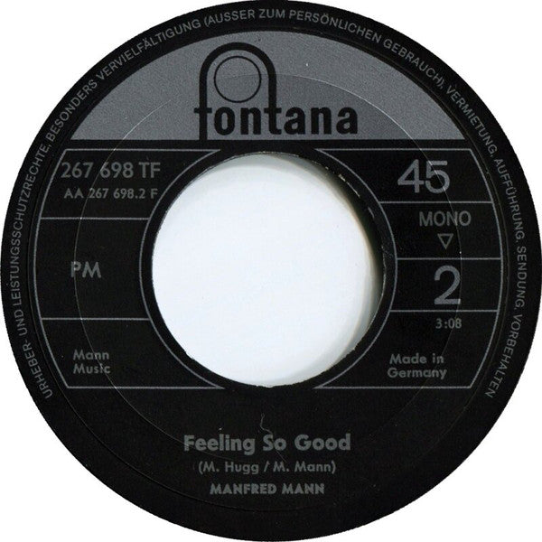 Manfred Mann : Ha! Ha! Said The Clown (7", Single, Mono)