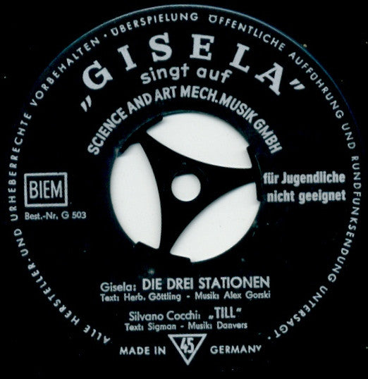 Gisela Jonas : Musik Bei Gisela (7", EP)