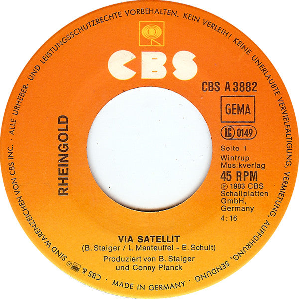 Rheingold : Via Satellit (7", Single)
