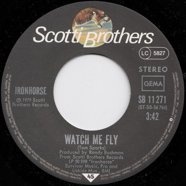 Randy Bachman's Ironhorse* : Sweet Lui-Louise (7", Single)