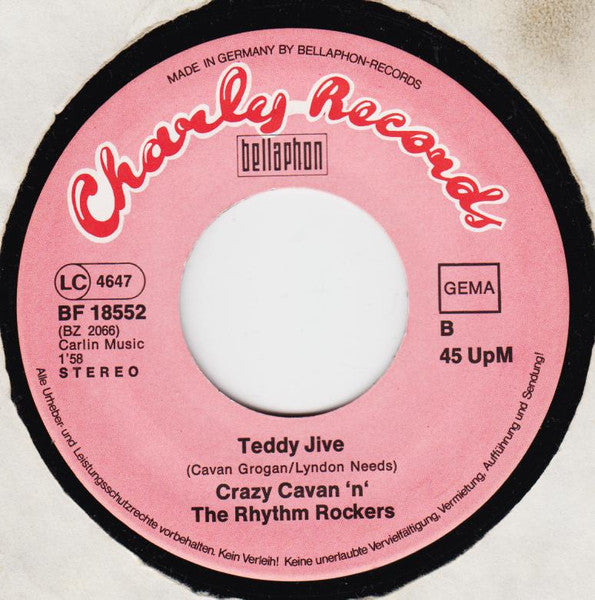 Crazy Cavan 'n' The Rhythm Rockers* : My Little Sister's Gotta Motorbike (7", Single)