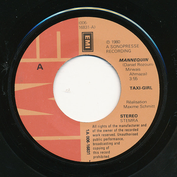 Taxi-Girl : Mannequin (7", Single)