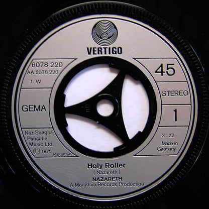 Nazareth (2) : Holy Roller (7", Single)