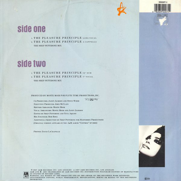 Janet Jackson : The Pleasure Principle (12")