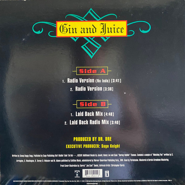 Snoop Doggy Dogg* : Gin And Juice (12")