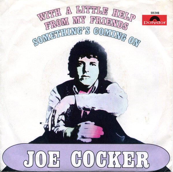 Joe Cocker : With A Little Help From My Friends / Something's Coming On (7", Single, Mono)