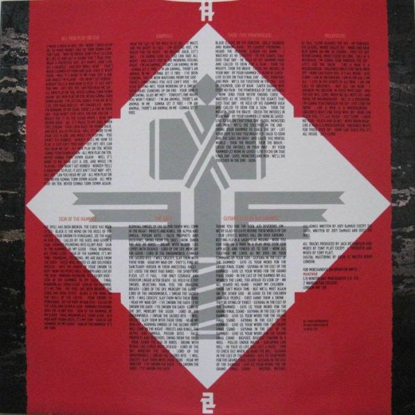 Manowar : Sign Of The Hammer (LP, Album, Son)