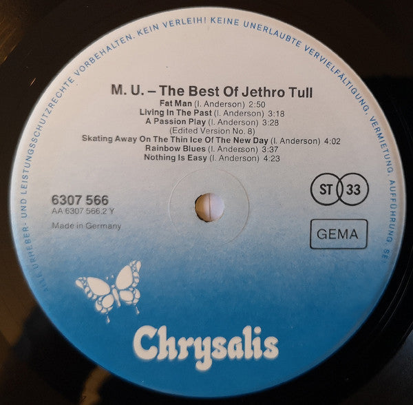 Jethro Tull : M.U. - The Best Of Jethro Tull (LP, Comp, RP)