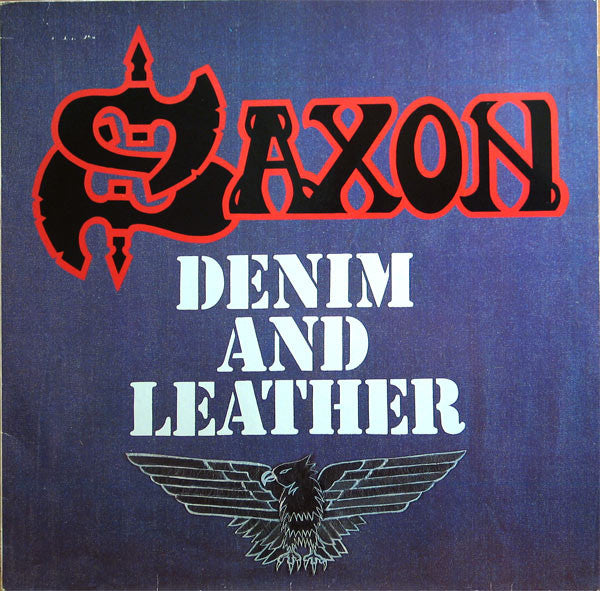 Saxon : Denim And Leather (LP, Album)