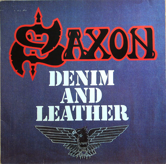 Saxon : Denim And Leather (LP, Album)