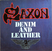 Saxon : Denim And Leather (LP, Album)